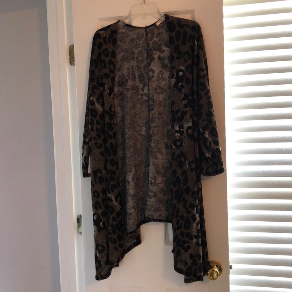 Cheetah Print Cardigan